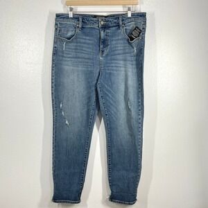 Liverpool Los Angeles‎ The Girlfriend Jeans Distressed Denim Womens 14/32